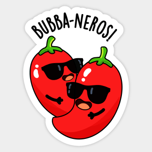 Bubba-neros Funny Habanero Pun Sticker